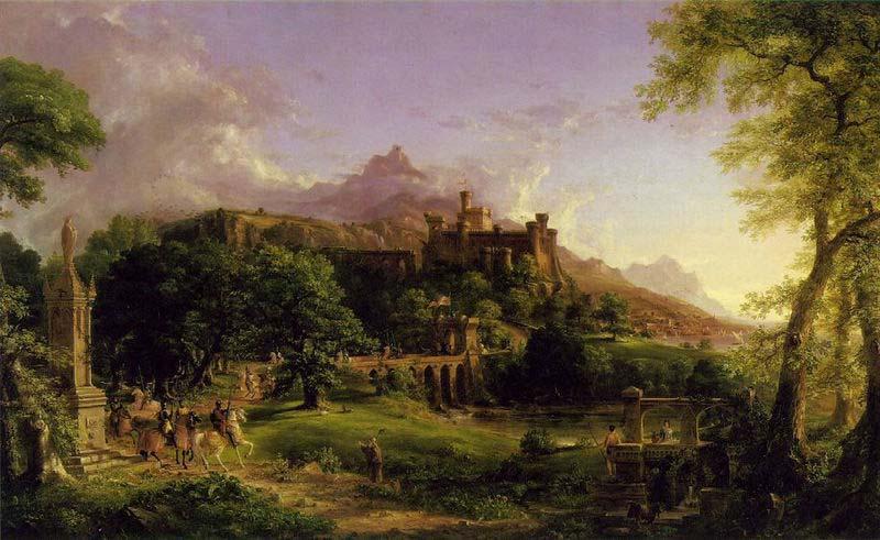 Thomas Cole The Departure oil painting picture